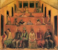 Funicolare (bozzetto), 1939-40, olio su tela, cm 70x80, Napoli, collezione Ossorio